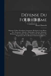 Défense Du Fouriérisme