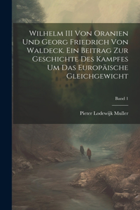 Wilhelm III von Oranien und Georg Friedrich von Waldeck. Ein Beitrag zur Geschichte des Kampfes um das Europäische Gleichgewicht; Band 1