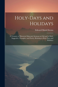 Holy-Days and Holidays