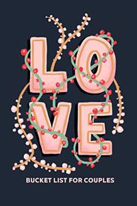 Love Bucket List for Couples