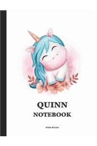 Quinn Wide Ruled Notebook