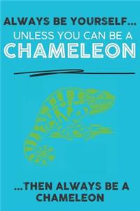 Always Be Your Self Unless You Can Be A Chameleon Then Always Be A Chameleon