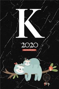 2020 Sloth Tribe Diary Planner