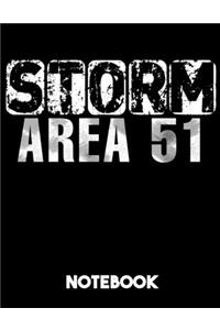Storm Area 51 Notebook