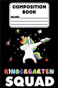 Composition Book Kindergarten Squad