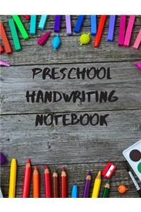 Preschool Handwriting Notebook