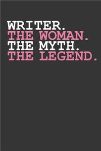 Writer. The Woman. The Myth. The Legend.