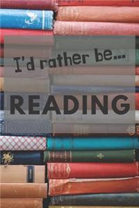 I'd Rather be Reading