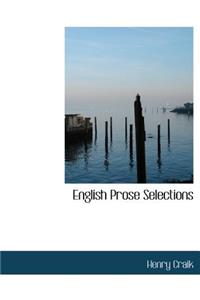 English Prose Selections