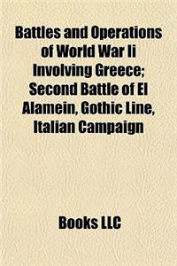 Battles and Operations of World War II Involving Greece