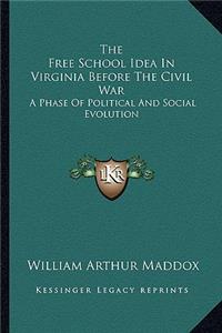 Free School Idea in Virginia Before the Civil War
