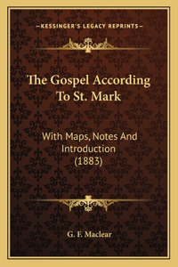 The Gospel According To St. Mark