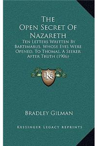 The Open Secret Of Nazareth