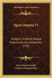 Opera Oratoria V1