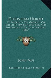 Christian Union