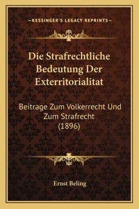Die Strafrechtliche Bedeutung Der Exterritorialitat
