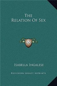The Relation of Sex