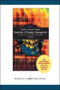 ESSENTIALS OF STRATEGIC MANAGEMENT