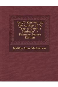 Amy's Kitchen, by the Author of 'a Trap to Catch a Sunbeam'.