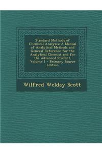Standard Methods of Chemical Analysis