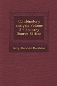 Combinatory Analysis Volume 2