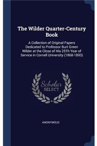 The Wilder Quarter-Century Book