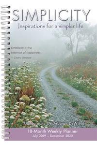 2020 Simplicity Inspirations for a Simpler Life 18-Month Weekly Planner