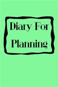 Diary For Planning