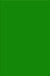 India Green Color Journal Simple Plain All India Green
