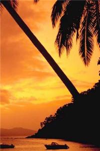 Palm Tree Over Water Journal