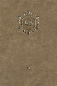 Monogram Pisces Notebook