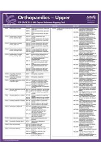 ICD-10 Mappings 2015 Express Reference Coding Card: Orthopaedics - Upper