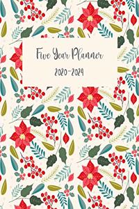 2020-2024 Five Year Monthly Planner