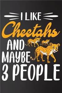 I like Cheetahs and Maybe 3 People