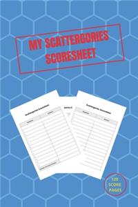 MY Scattergories Score sheet