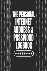 The Personal Internet Address & Password Logbook