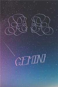 Notebook Gemini Zodiac Sign