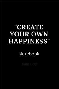 create your own happiness notebook