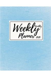 Weekly & Monthly Planner 2020