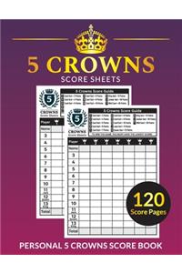 5 Crowns Score Sheets