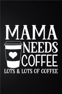 Mama Needs Coffee Lots and Lots Of Coffee