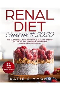 Renal Diet Cookbook #2020