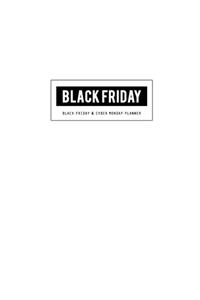 Black Friday & Cyber Monday Planner