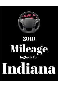 2019 Mileage log book for Indiana