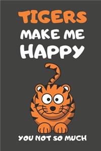 Tigers Make Me Happy You Not So Much