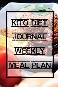 Keto Diet Journal Weekly Meal Plan