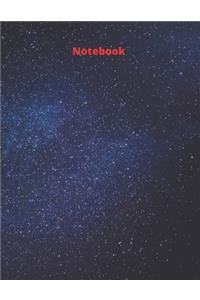 Galaxy stars notebook betty Journals (Composition Book, Journal) (8.5 x 11 Large) 100 page