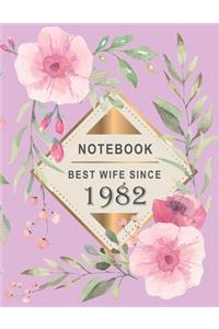Notebook - Best Wife Since 1982