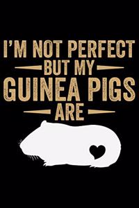 I'm Not Perfect But My Guinea Pigs Are: Guinea Pigs Life Journal Notebook - Guinea Pigs Lover Gifts - Cute Guinea Pigs Lover Notebook Journal - Guinea Pig Owner Diary, Funny Pigs Diary