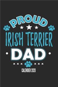 Proud Irish Terrier Dad Calendar 2020